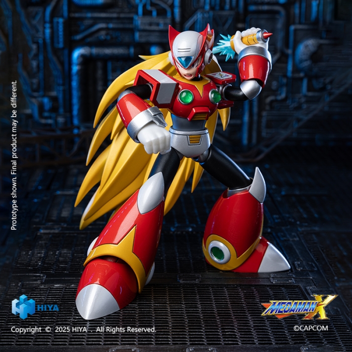 『ロックマンX』シリーズより、ゼロがHiya ToysのEXQUISITE BASICシリーズに登場