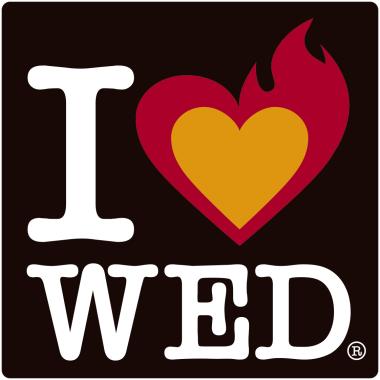 I♡WEDマグネットステッカー(BLACK) / バッタ屋 by STAYMELLOW